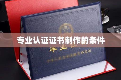 抚远专业认证证书制作的条件