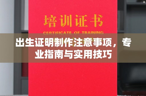 抚远出生证明制作注意事项，专业指南与实用技巧