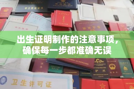 抚远出生证明制作的注意事项，确保每一步都准确无误