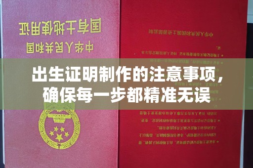 抚远出生证明制作的注意事项，确保每一步都精准无误