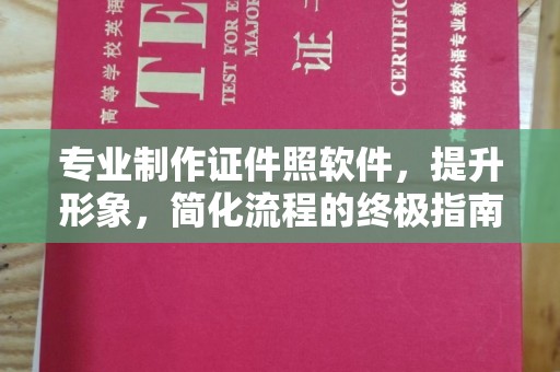 抚远专业制作证件照软件，提升形象，简化流程的终极指南