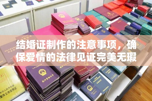 抚远结婚证制作的注意事项，确保爱情的法律见证完美无瑕